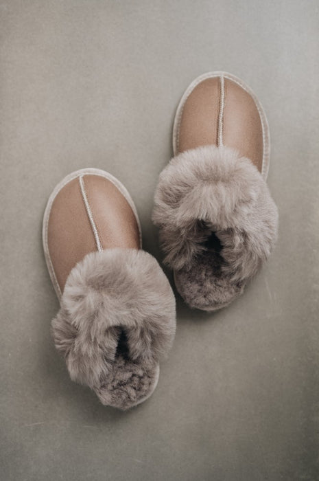 Women's Sheepskin Mule Slippers | GWEN