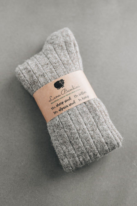 Lana Bambini Wool Socks With 30 percent alpaca Wool