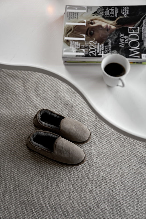 Hilde Shepherd Slipper for Ladies with sole perfect for sitting with a cuppa and a book