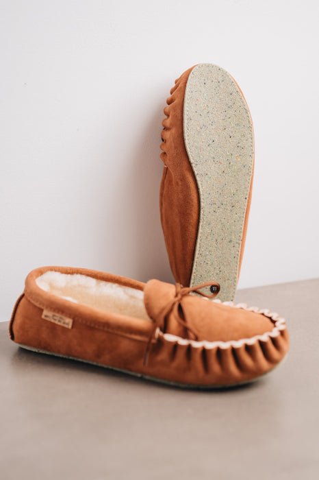 Men s Sheepskin Moccasin Slippers NOAH